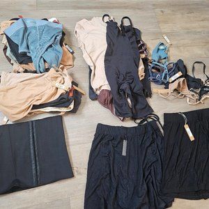 MEGA 35 ITEM SKIMS NEW WITH/WITHOUT TAGS SHAPEWEAR BUNDLE SZ XXS/XS